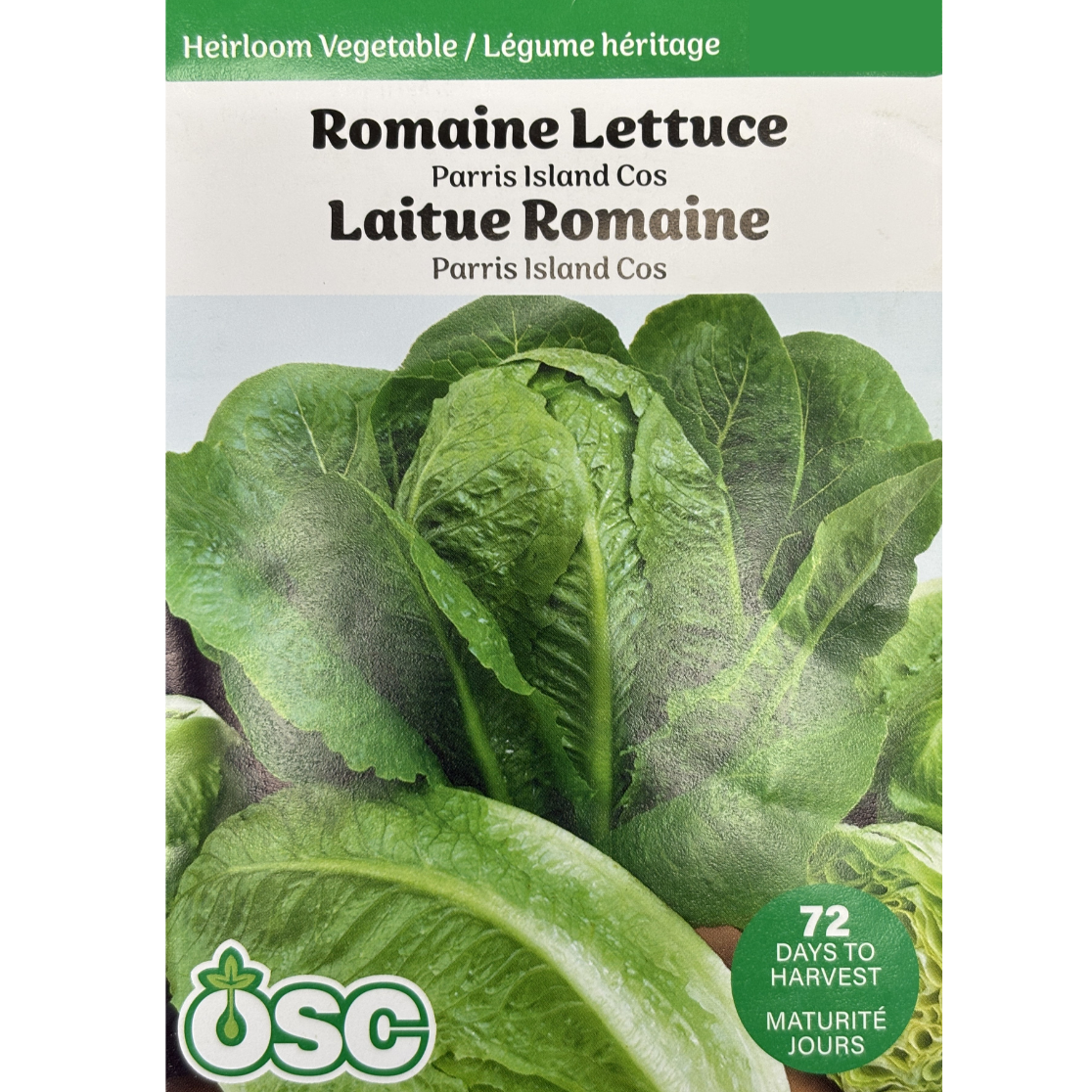 OSC Seeds Lettuce Romaine Paris Island Cos Pkg.
