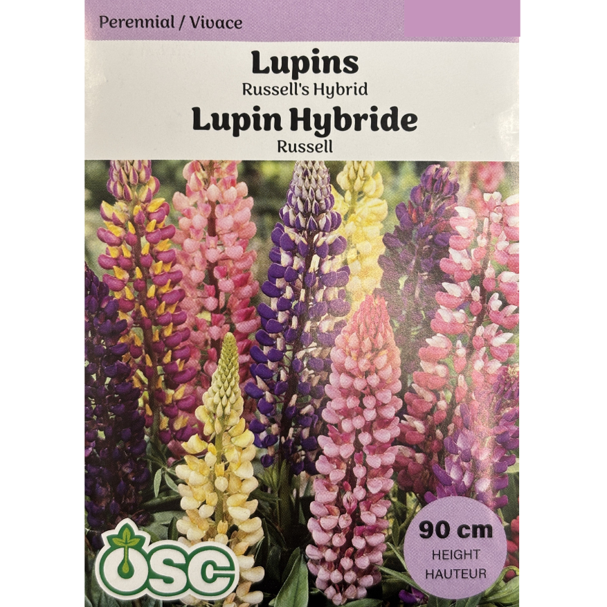 OSC Seeds Lupins Russell's Hybrids Mix Pkg.