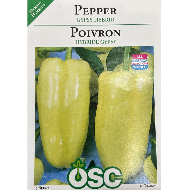 OSC Seeds Pepper Gypsy Hybrid Pkg.