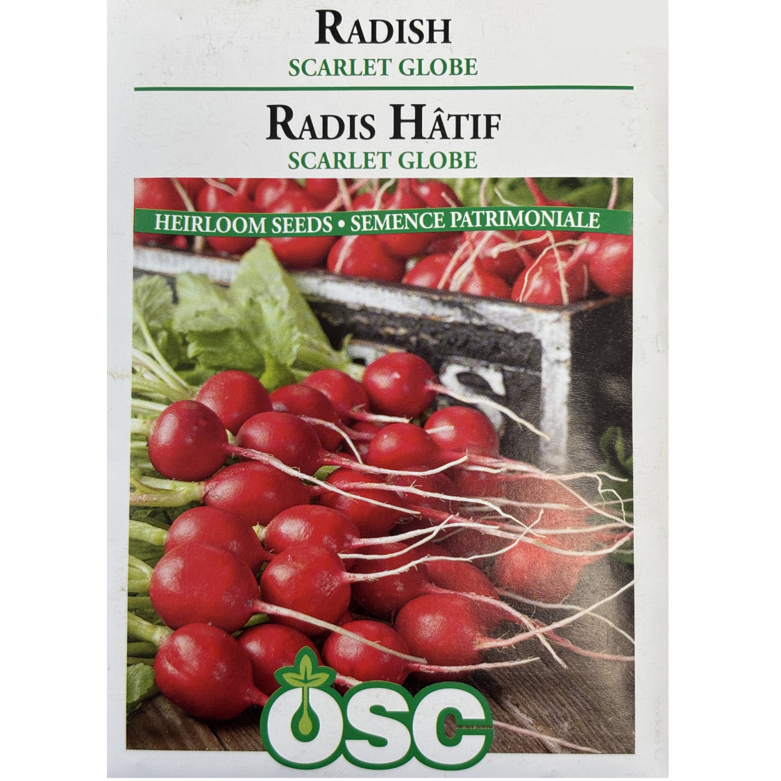 OSC Seeds Radish Scarlet Globe Pkg.