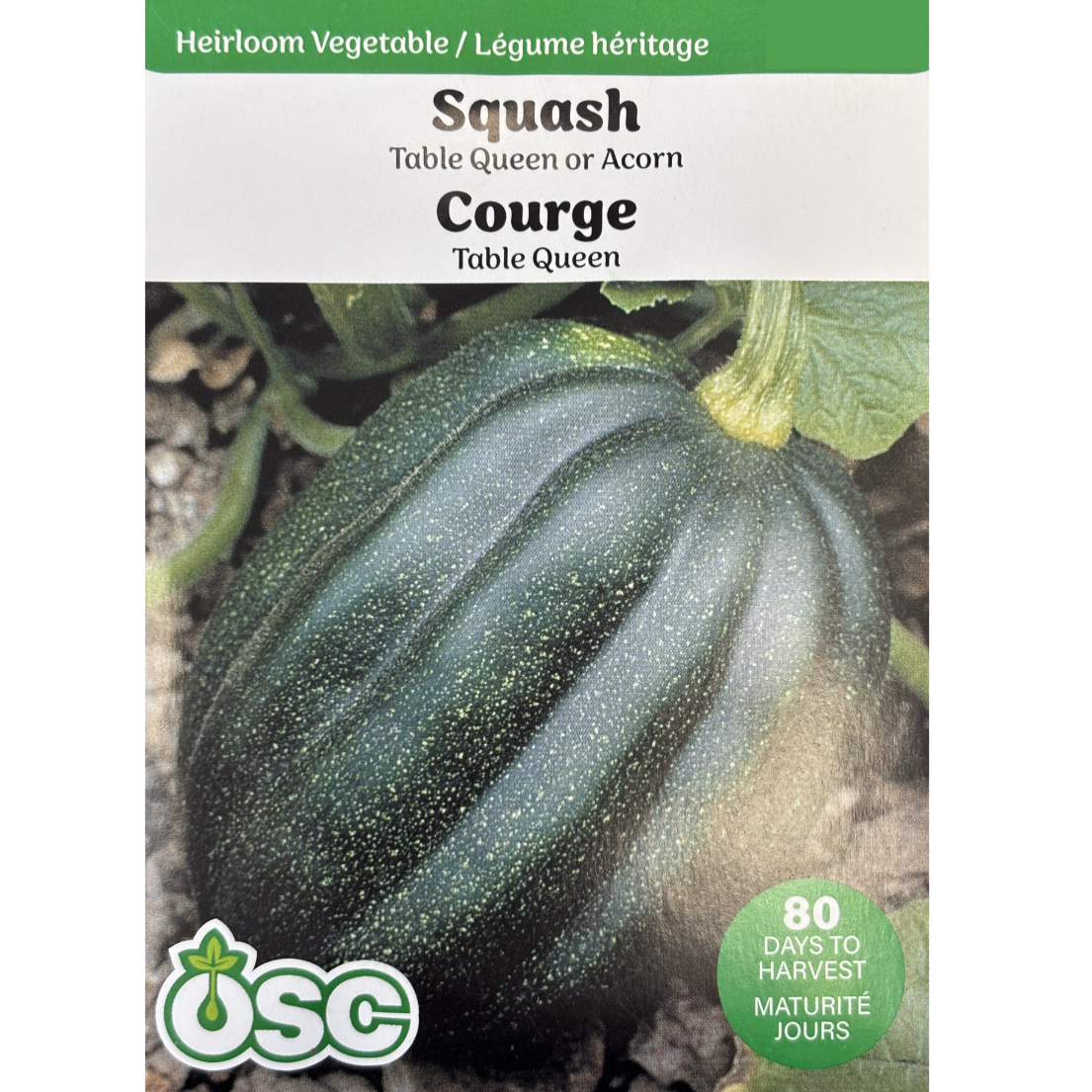 OSC Seeds Squash Table Queen/Acorn Pkg.