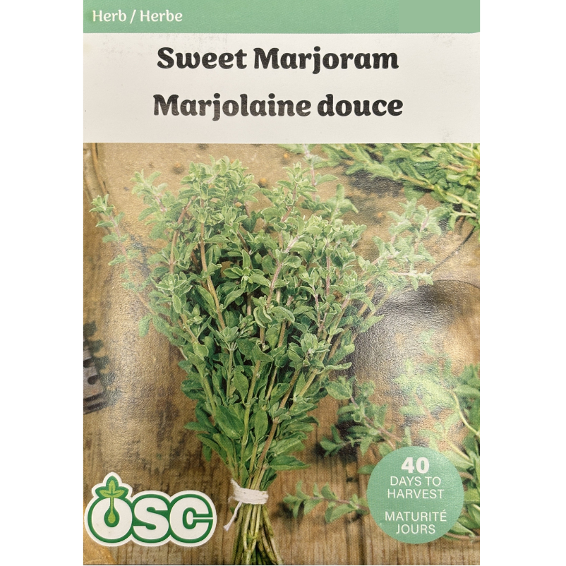 OSC Herb Seeds Sweet Marjoram Pkg.