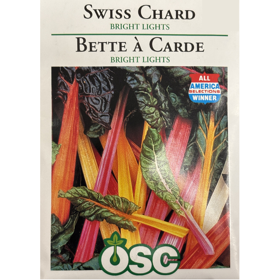 OSC Seeds Swiss Chard Bright Lights Pkg.