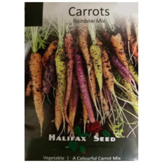 Halifax Seed Carrots Rainbow Mix Pkg.