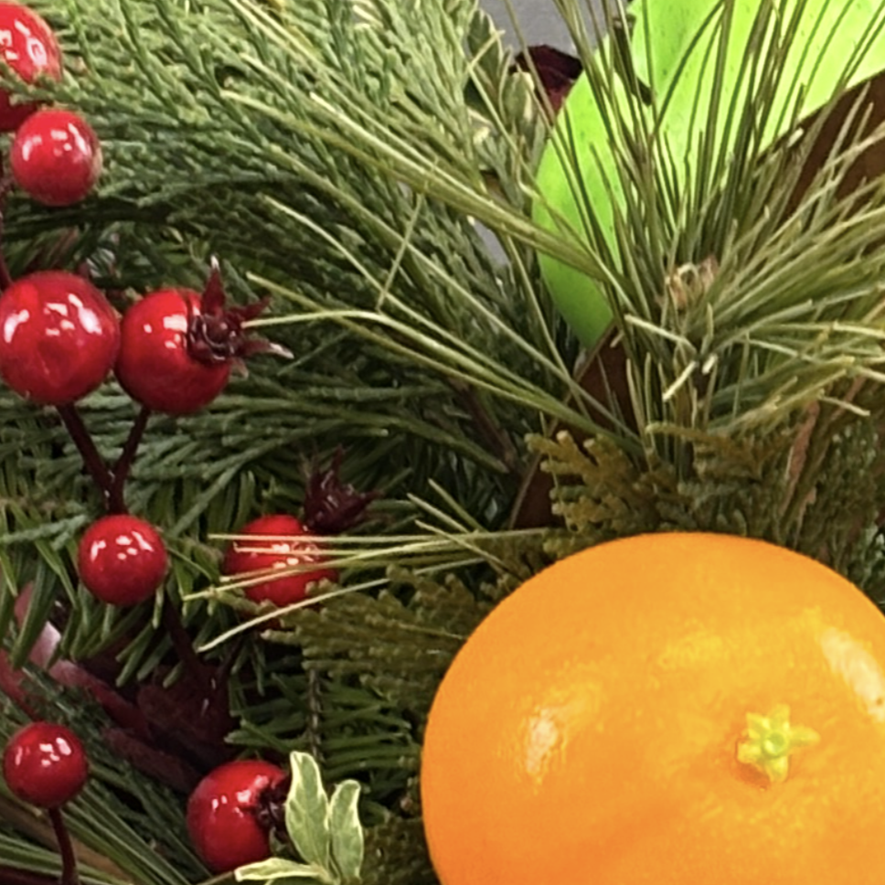 Fresh Greens Centrepiece Fruit and Berries