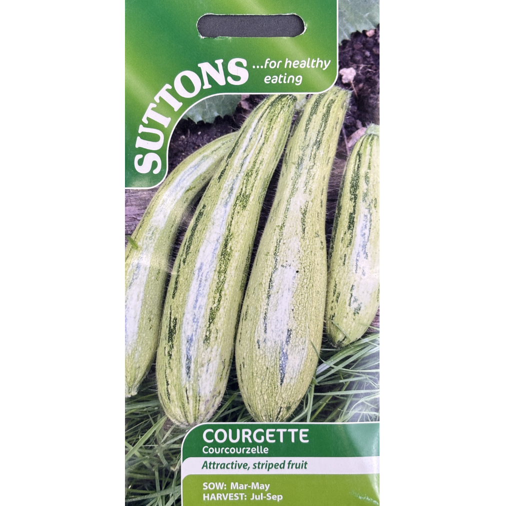 Suttons Seed Courgette Courcourzelle Pkg.