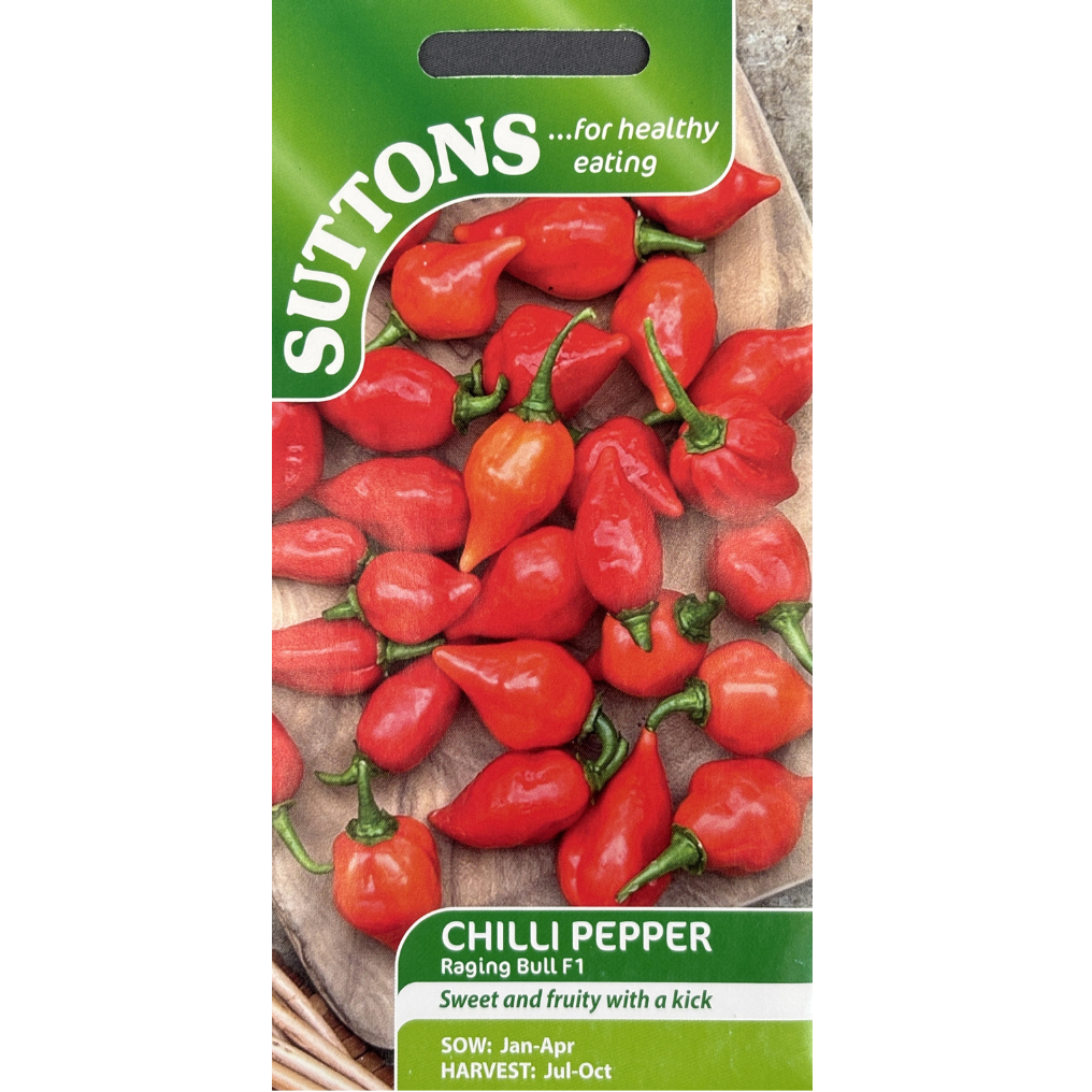 Suttons Seed Pepper Raging Bull F1 Pkg.