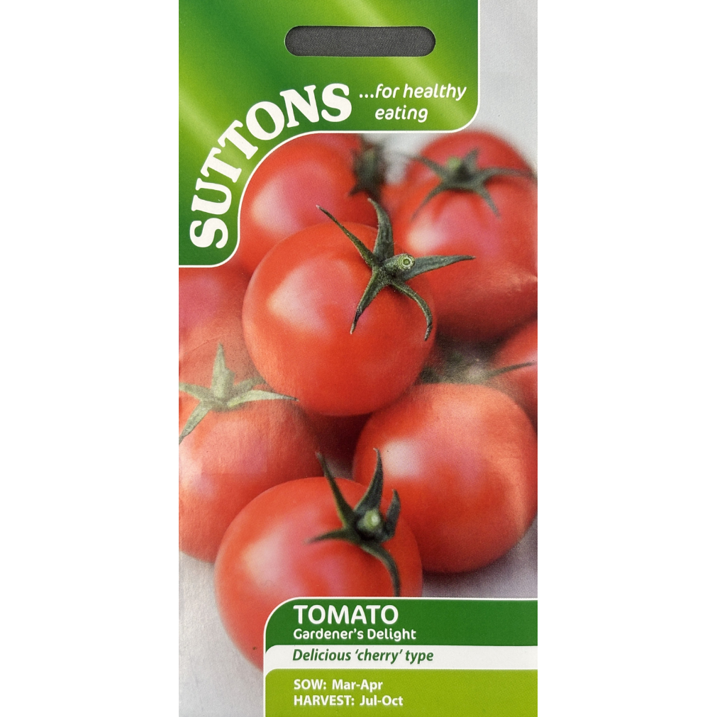 Suttons Seed Tomato Gardener's Delight Pkg.