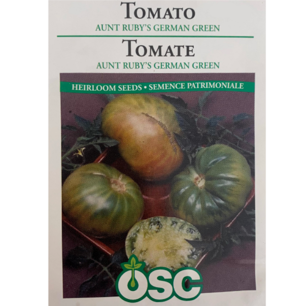 OSC Seeds Tomato Aunt Ruby's German Green Pkg.