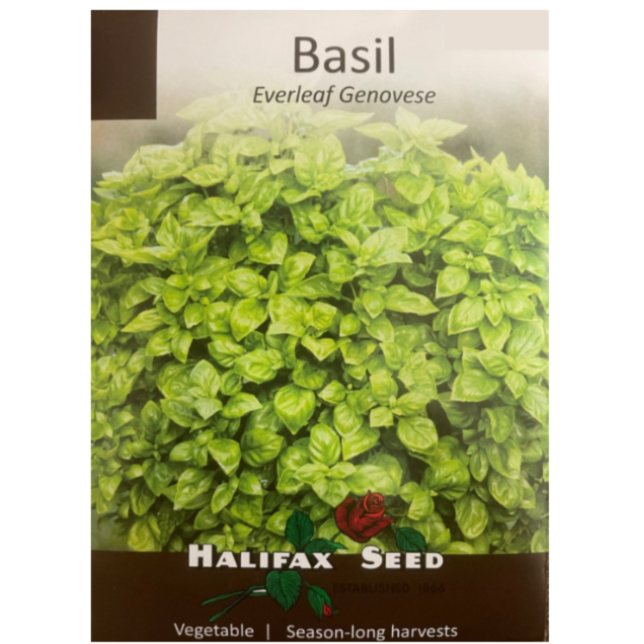 Halifax Herb Seed Basil Everleaf Genovese Pkg.