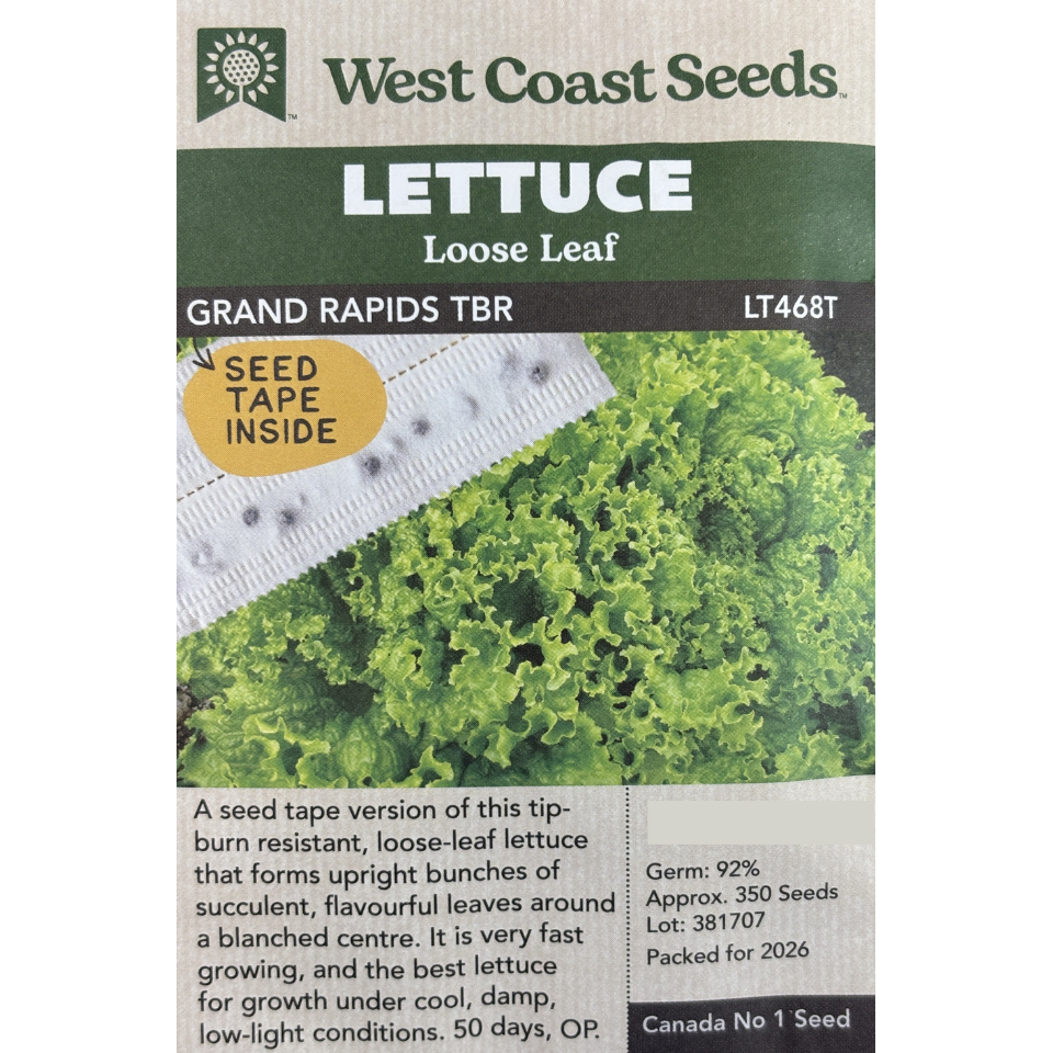 West Coast Lettuce Grand Rapids Tape