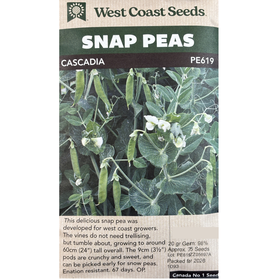 West Coast Pea Snap Cascadia Pkg.