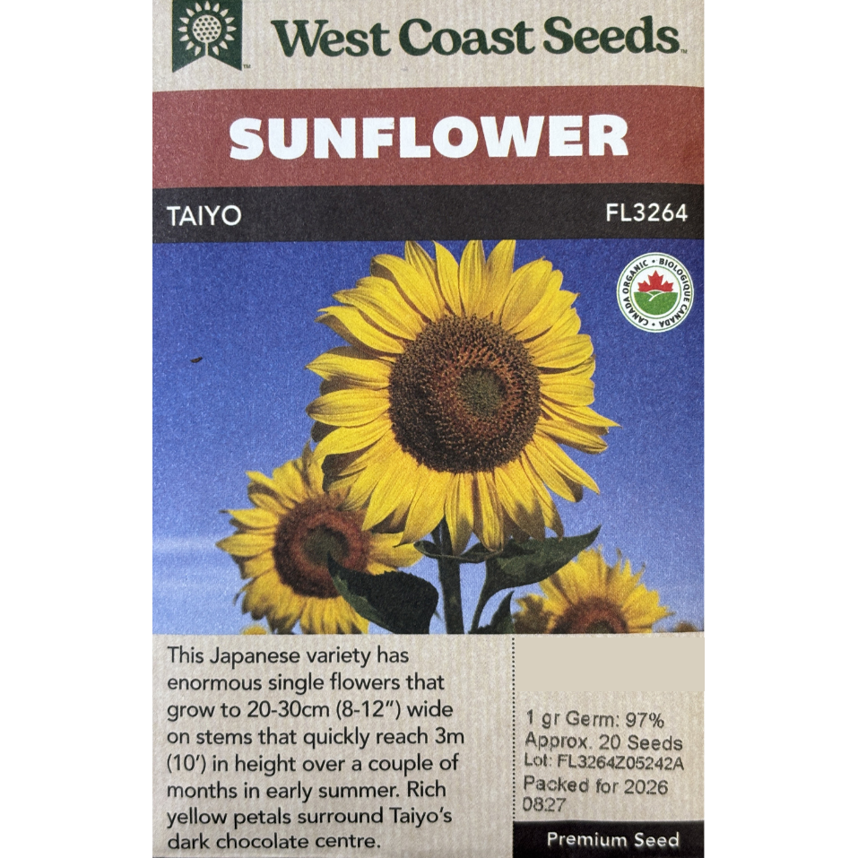 West Coast Sunflower Taiyo Pkg.