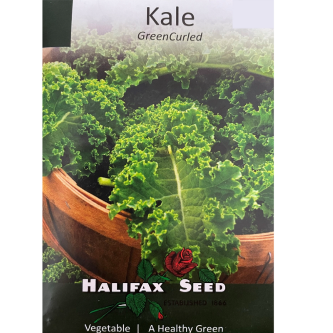 Halifax Seed Kale Green Curled Pkg.