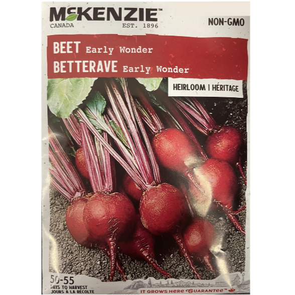 McKenzie Seed Beet Early Wonder Pkg.