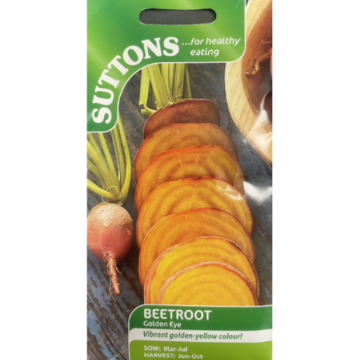 Suttons Seed Beetroot Golden Eye Pkg.