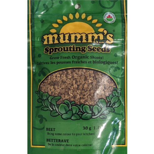 Mumm's Sprouts Beet Microgreens