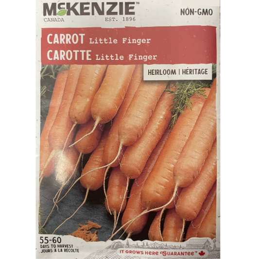 McKenzie Seed Carrot Little Finger Pkg