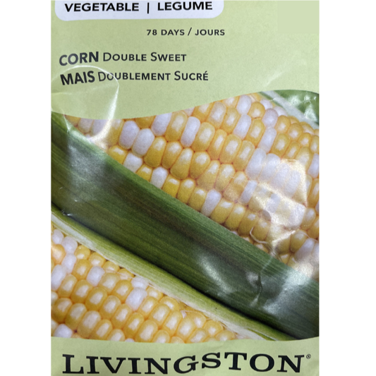Livingston Seeds Corn Double Sweet Pkg