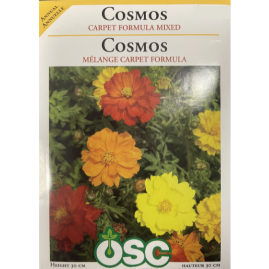 OSC Seeds Cosmos Carpet Formula Mixed Pkg.
