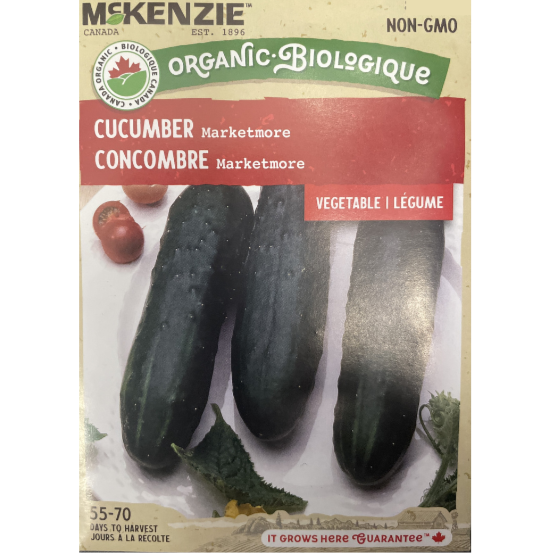 McKenzie Organic Seed Cucumber Marketmore Pkg.