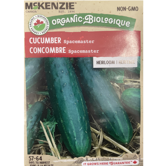 McKenzie Organic Seed Cucumber Spacemaster Pkg.