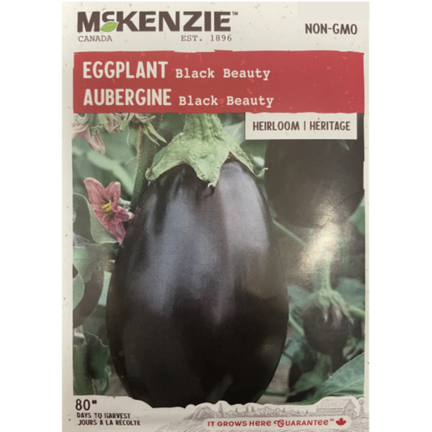 McKenzie Seed Eggplant Black Beauty Pkg.