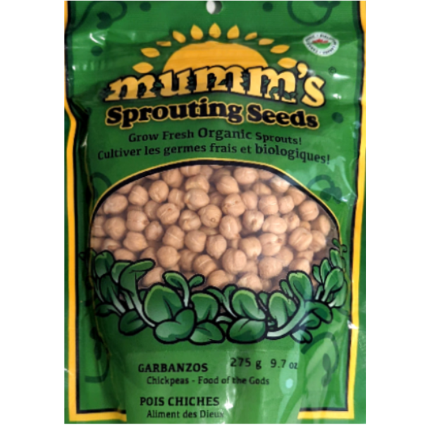 Mumm's Sprouts Garbanzo Beans