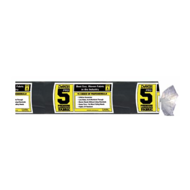 Landscape Fabric 8' wide Pro5 Dewitt 5oz