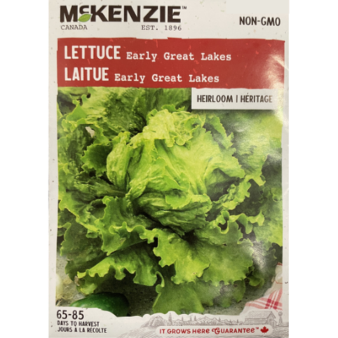 McKenzie Seed Lettuce Early Great Lakes Pkg.