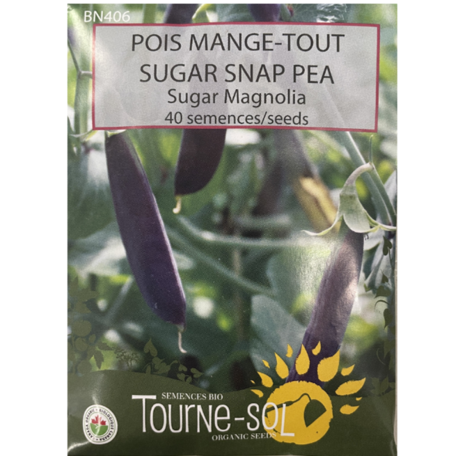 Tourne-Sol Pea Sugar Snap Sugar Magnolia Pkg.