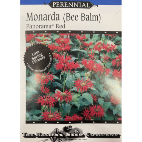 Halifax Seed Monarda (Bee Balm) Panorama Red Pkg.