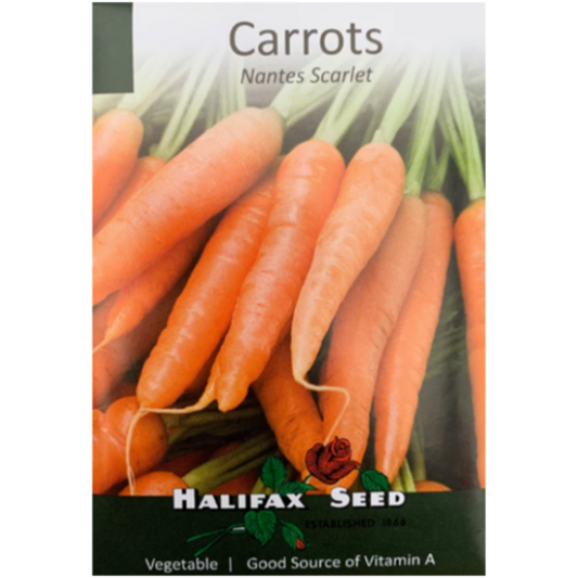 Halifax Seed Carrots Nantes Scarlet Pkg.