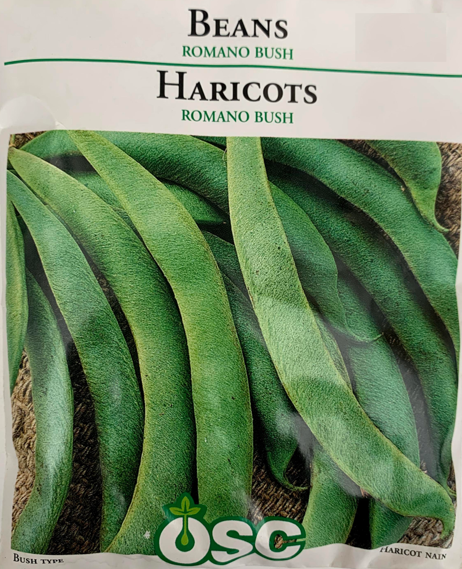 OSC Seeds Beans Romano II Bush Pkg.