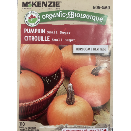 McKenzie Organic Seed Pumpkin Small Sugar Pkg.