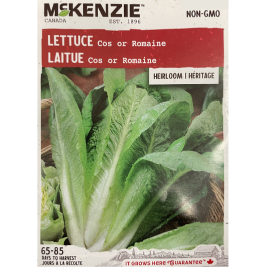 McKenzie Seed Lettuce Cos or Romaine Pkg