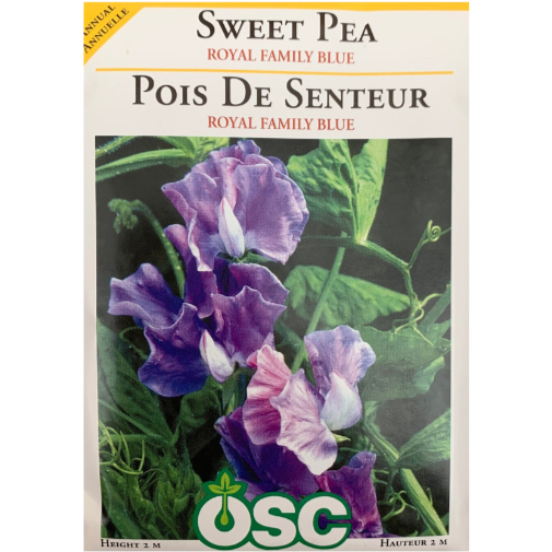 OSC Seeds Sweet Pea Royal Family Blue