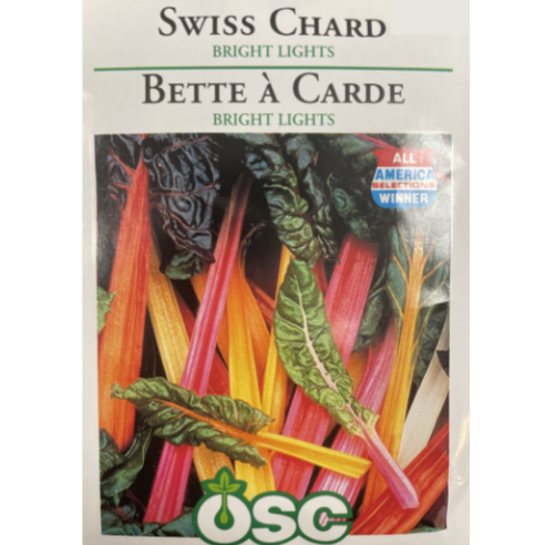 OSC Seeds Swiss Chard Bright Lights Pkg.