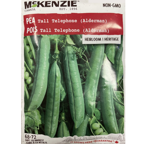 McKenzie Seed Pea Tall Telephone (Alderman) Pkg