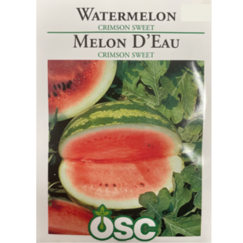 OSC Seeds Watermelon Crimson Sweet Pkg.