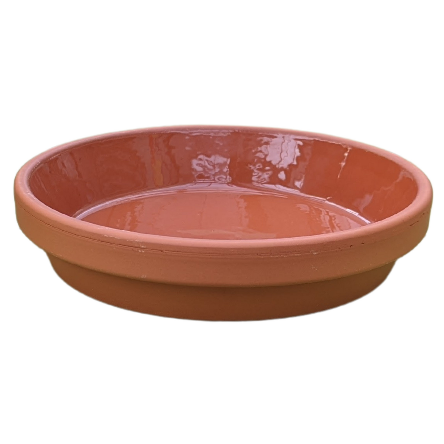 Clay Saucer Glazed