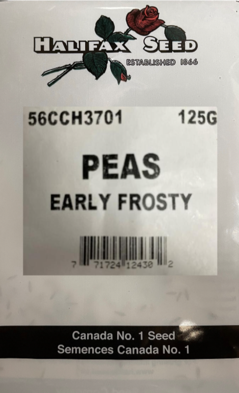Halifax Seed Peas Early Frosty 125g