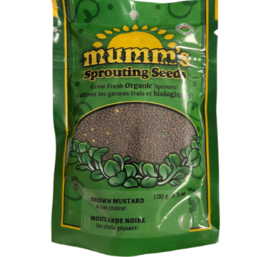 Mumm's Sprouts Brown Mustard 100g