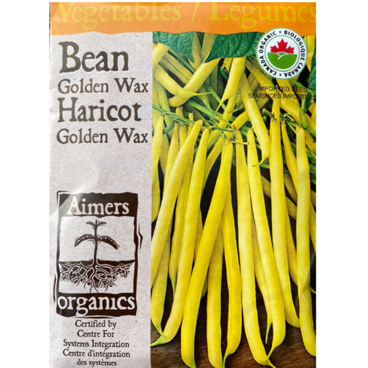 Aimers Organics Beans Golden Wax Pkg.