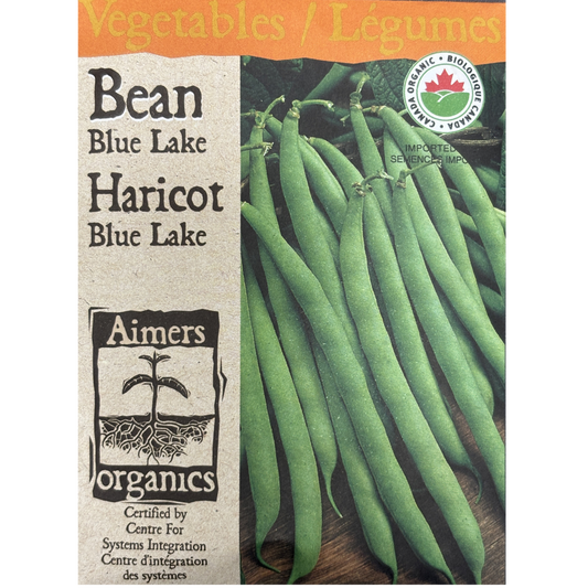 Aimers Organics Bean Blue Lake Bush Pkg.
