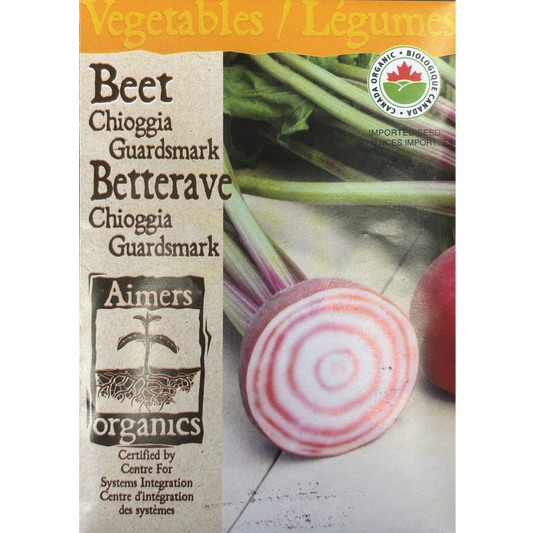 Aimers Organics Beet Chioggia Guardsmark Pkg.