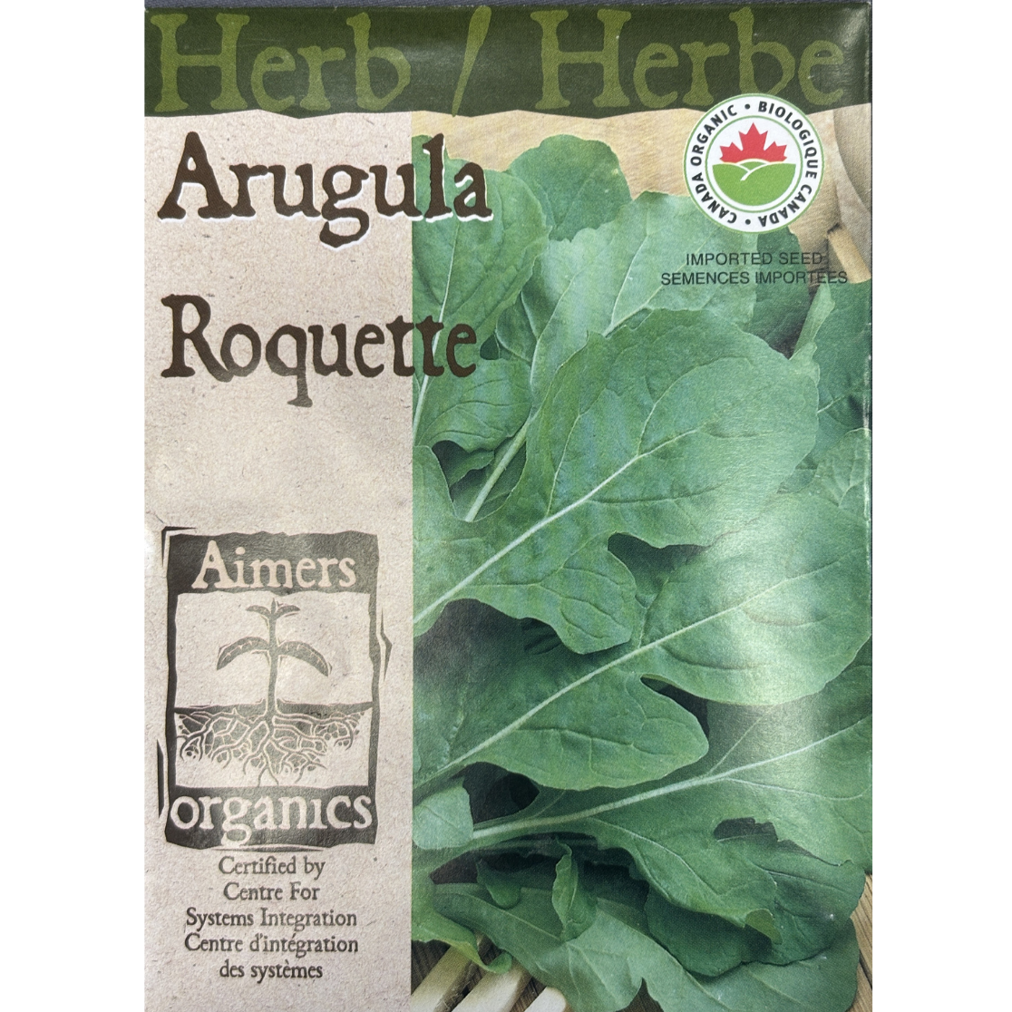Aimers Organics Arugula Pkg.