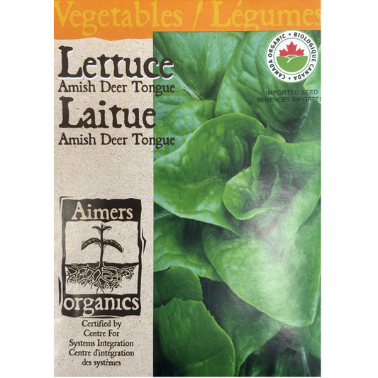 Aimers Organics Lettuce Amish Deer Tongue Pkg.