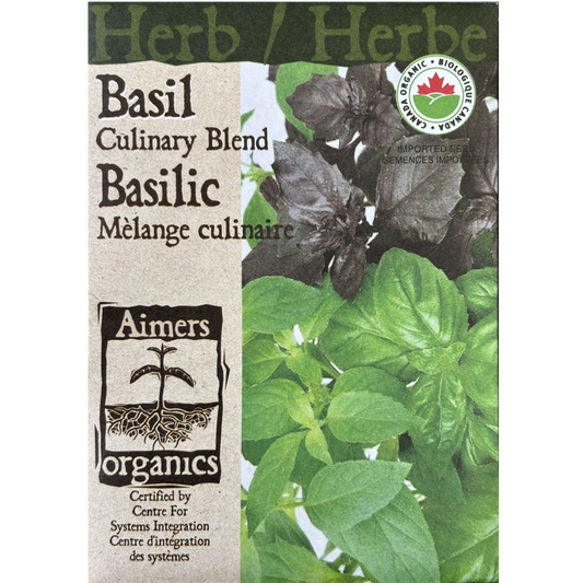 Aimers Organics Herb Basil Culinary Blend Pkg.