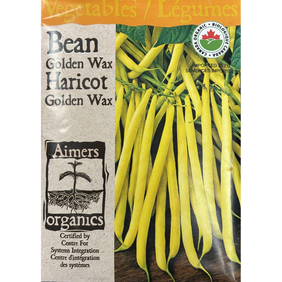 Aimers Organics Beans Golden Wax Pkg.